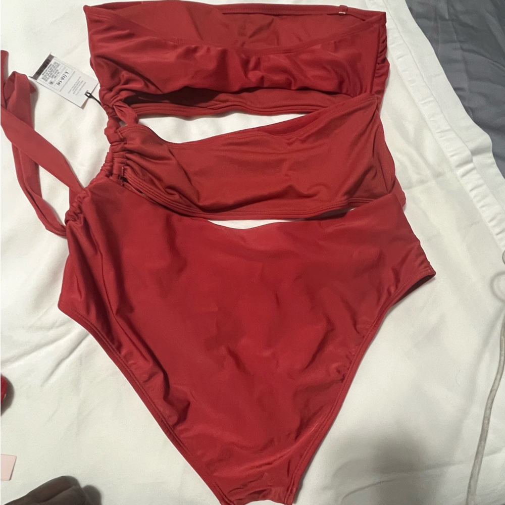 Shade and shore cut-out swimsuit